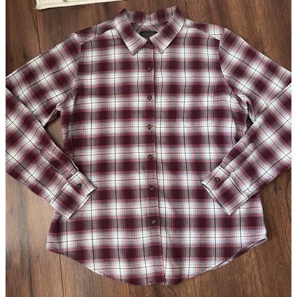 PENDLETON Red Plaid Cotton Button Down Board Shirt - Picture 7 of 14